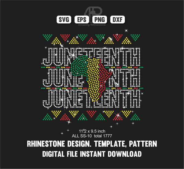 Juneteenth bling T-shirt, Free-ish, BLM, Rhinestone digital instant download file